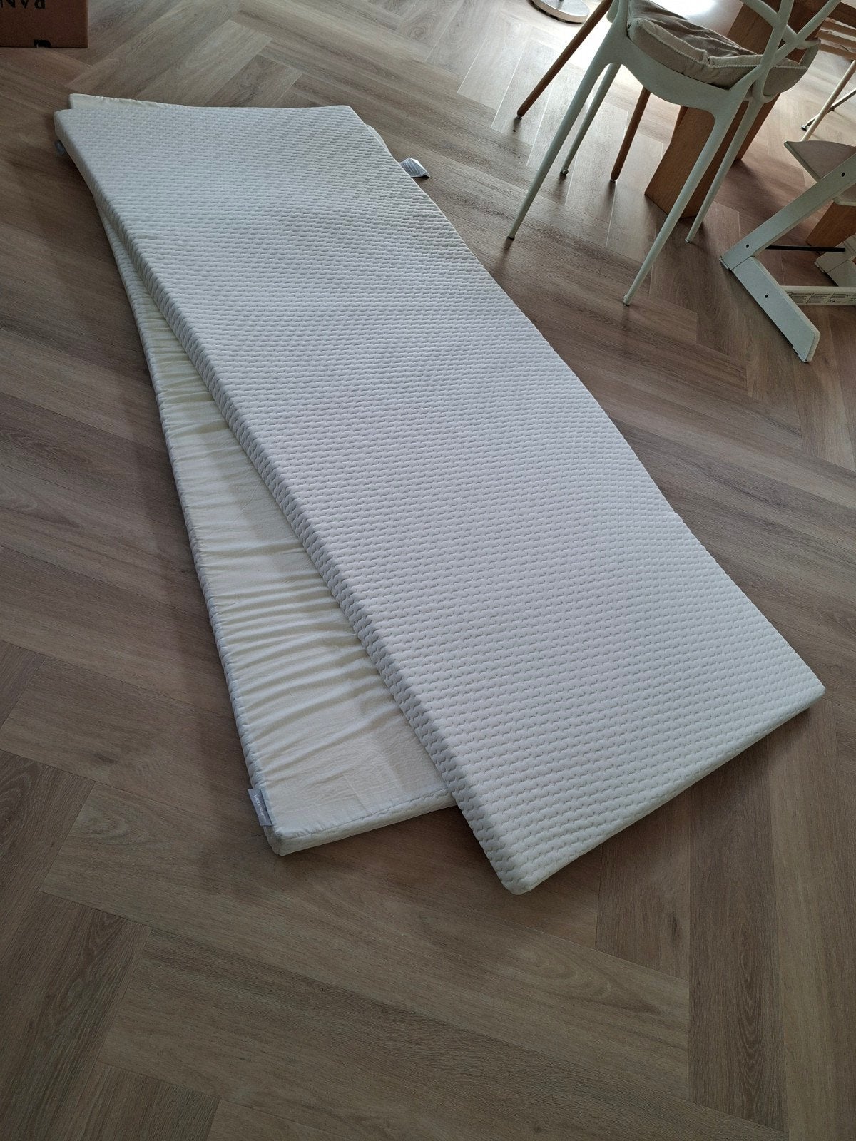 Wellpur/jysk topmatras 200x80 2x7 dgn gebruikt Bijna GRATIS, Ophalen, Zo goed als nieuw, Eenpersoons, 80 cm