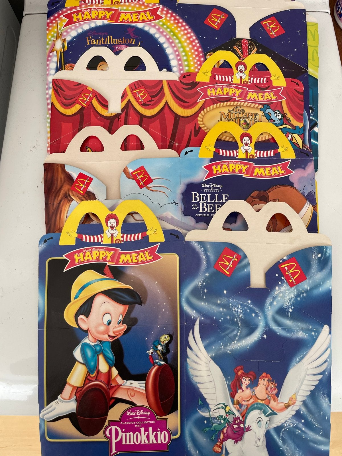 Vintage McDonald's Happy Meal dozen (diverse thema's), Ophalen of Verzenden, Gebruikt