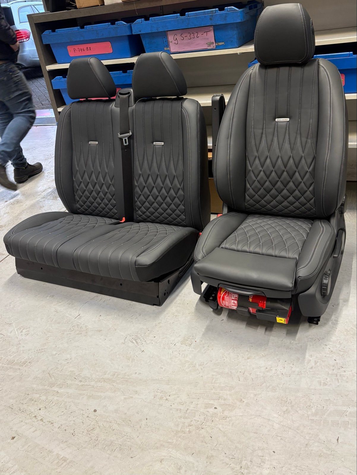 Mercedes Vito 447 Facelift Stoel & Bank Nappa Leer, Auto-onderdelen, Ophalen, Gebruikt, G, Mercedes-Benz