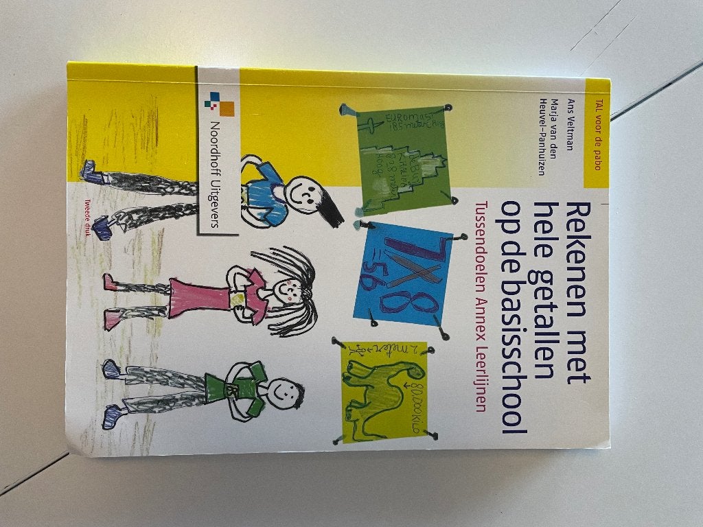 Rekenen met hele getallen op de basisschool, Boeken, Studieboeken en Cursussen, Zo goed als nieuw, Ans Veltman, Beta, HBO