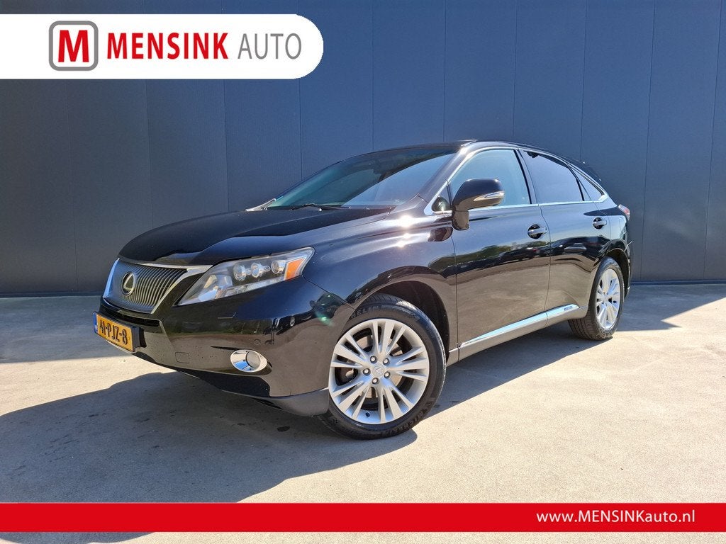 Lexus RX 450h 4WD Pure CAMERA TREKHAAK MEMORY STOEL LEER NAV, Automaat, 249 pk, Gebruikt, 2000 kg
