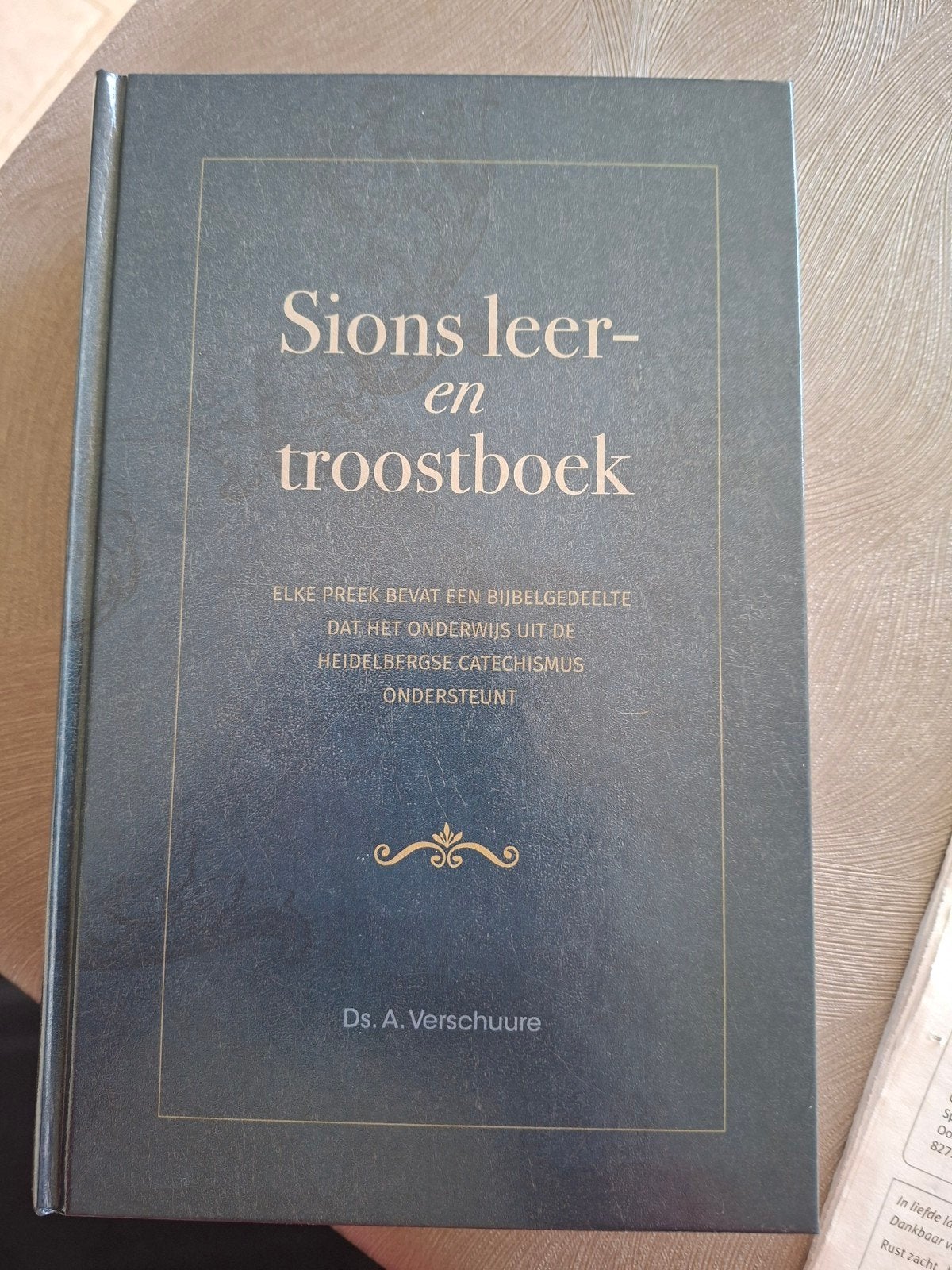 Sions leer- en troostboek - Ds. A. Verschuure, Ophalen of Verzenden, Nieuw, Ds. A. Verschuure, Christendom | Protestants