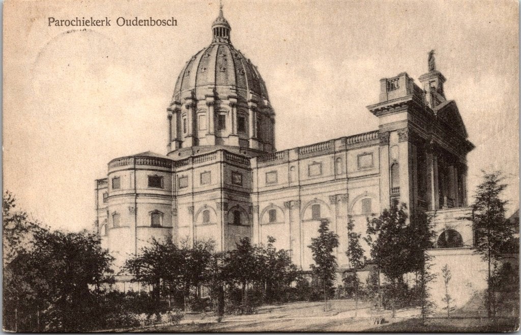 Oudenbosch - 12 oude ansichtkaarten, Verzamelen, Ansichtkaarten | Nederland, Verzenden, 1960 tot 1980, Gelopen, Noord-Brabant