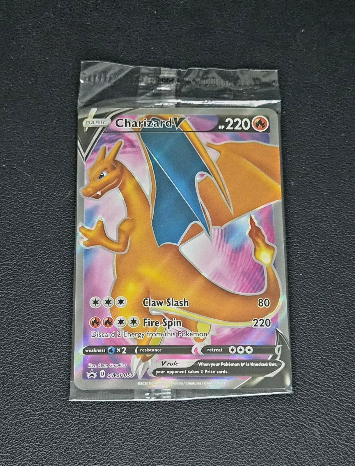 Charizard V SWSH050 Promo kaart 2020 SEALED, Hobby en Vrije tijd, Verzamelkaartspellen | Pokémon, Ophalen of Verzenden, Zo goed als nieuw