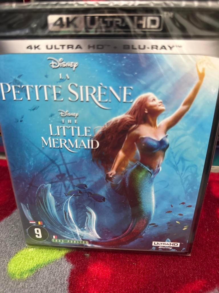 Disney The Little Mermaid 4K Ultra HD + Blu-Ray, Cd's en Dvd's, Ophalen of Verzenden, Zo goed als nieuw, Tekenfilms en Animatie