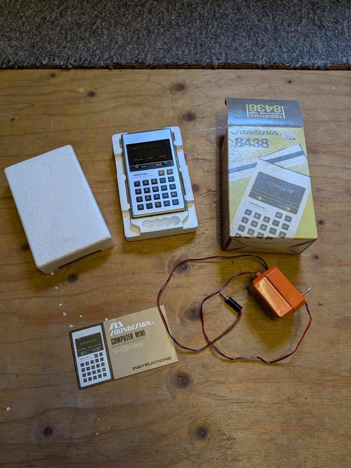 Vintage Jun Design 8438 Computer Mini calculator, Ophalen of Verzenden