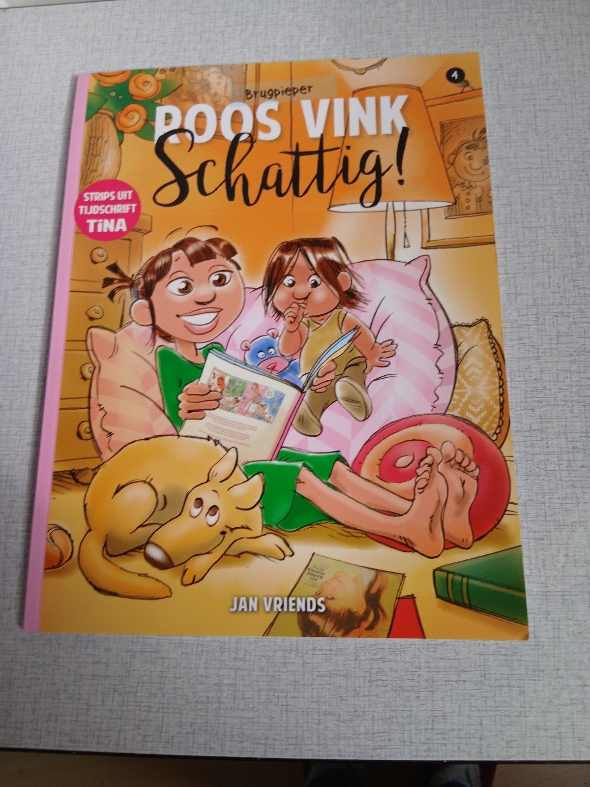 Roos Vink Schattig! - Stripboek uit Tina, Eén stripboek, Ophalen of Verzenden, Zo goed als nieuw, Jan Vriends
