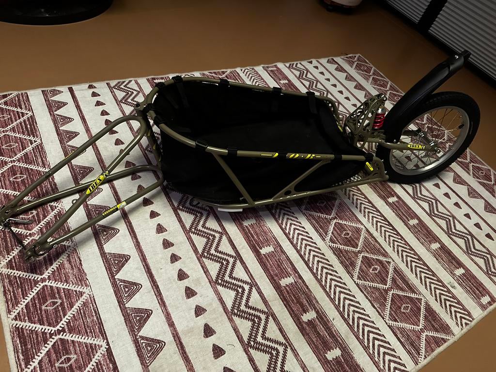 Bob Ibex Cargo fietskar voor 28 inch achterwiel, Ophalen, Vering, Bagagekar, Nieuw