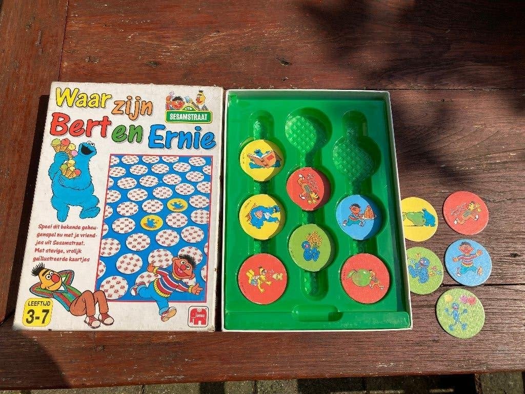 Memorie spel Bert en Ernie, Kinderen en Baby's, Ophalen