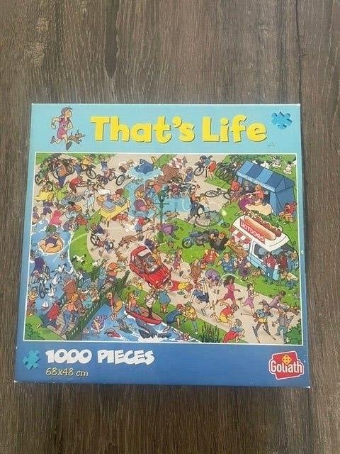 That's life puzzel, Ophalen, 500 t/m 1500 stukjes, Zo goed als nieuw, Legpuzzel