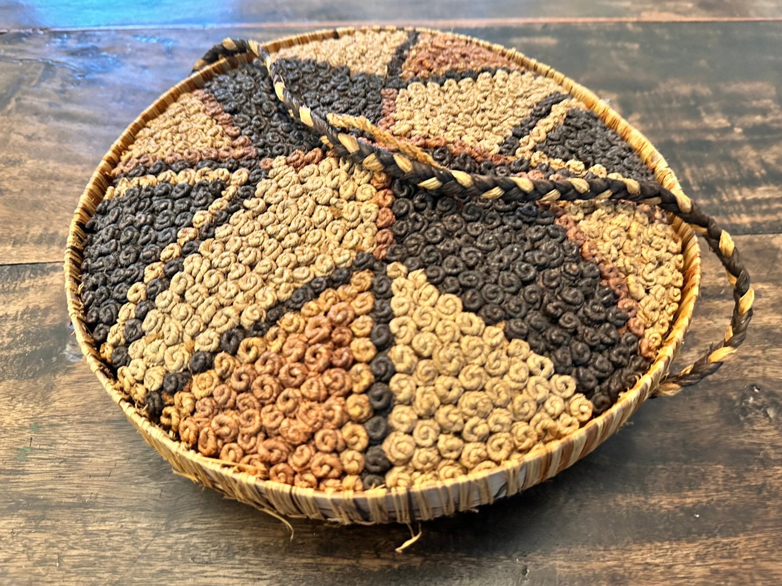 Kuba Afrikaanse mandjes - mandje  in raffia 1910 Afrikaans, Ophalen of Verzenden