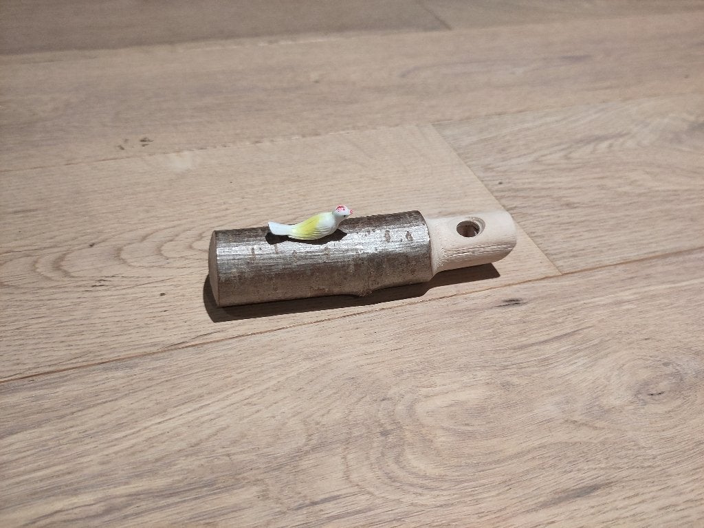 Hout vogel fluitje, Ophalen of Verzenden, Gebruikt, Houtblazer