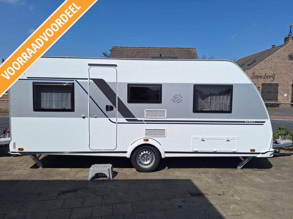 Knaus Sport 500 EU, Caravans en Kamperen, Rondzit, Bedrijf, 5 tot 6 meter, Knaus