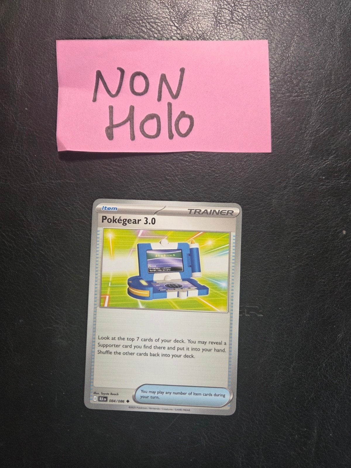 Pokegear 3.0 084/086 Black bolt, Ophalen of Verzenden, Zo goed als nieuw