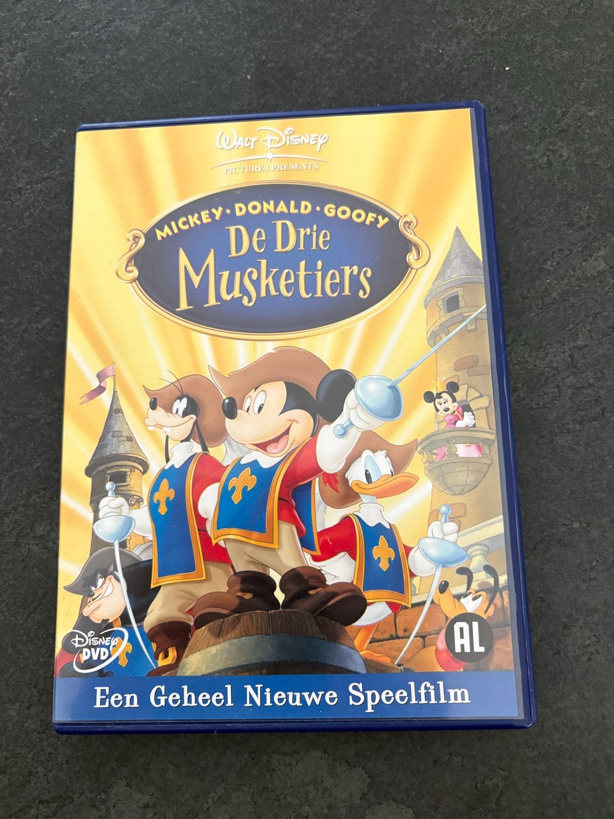 Mickey, Donald, Goofy: De Drie Musketiers DVD, Avontuur, Alle leeftijden, Ophalen of Verzenden, Zo goed als nieuw