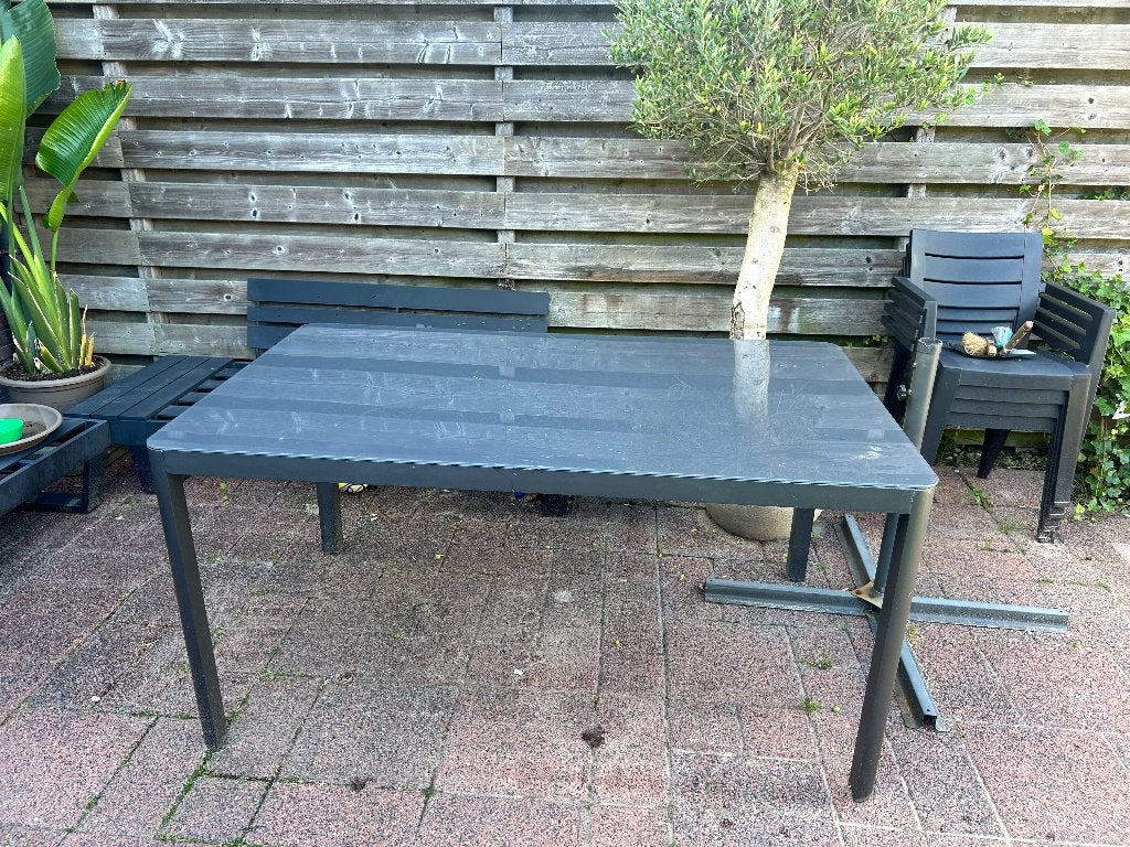 Gratis tuin eettafel, Gebruikt, 100 tot 150 cm, Rechthoekig, 50 tot 100 cm