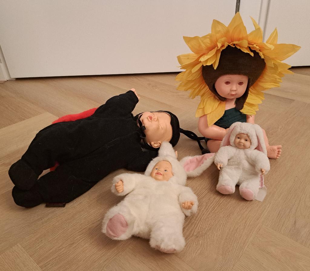 Anne Geddes vintage babypoppen, Ophalen of Verzenden, Gebruikt, Pop