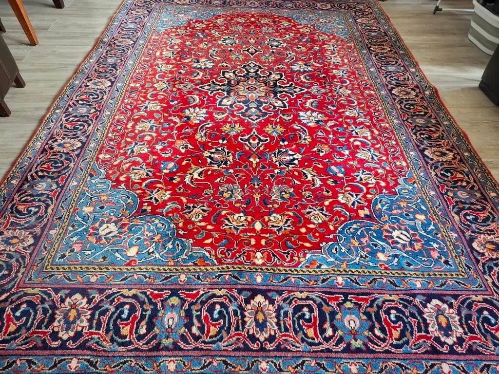 Handgemaakte Perzische tapijt Sarough 340x235cm, Huis en Inrichting, Stoffering | Tapijten en Kleden, Ophalen, Zo goed als nieuw