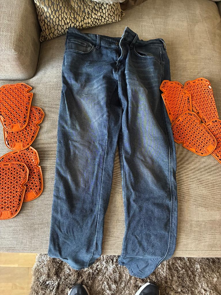 Motorjeans Rokker (Harley) beschermend en waterafstotend, Motoren, Kleding | Motorkleding, Heren, Harley Davidson, Ophalen of Verzenden