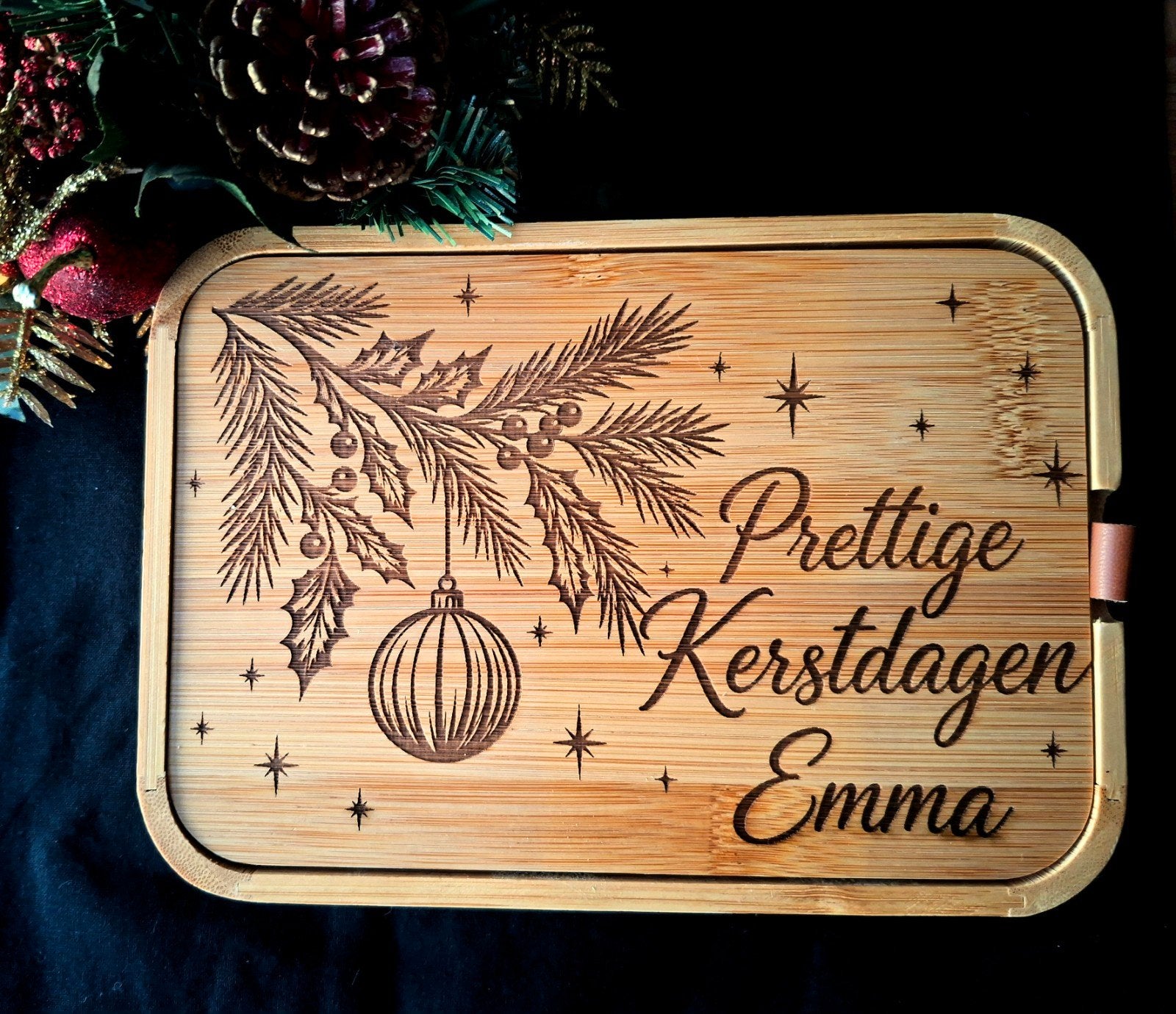 Gepersonaliseerde bamboe cadeaudoos | KerstcadeauTitel

Gepe, Ophalen of Verzenden, Nieuw