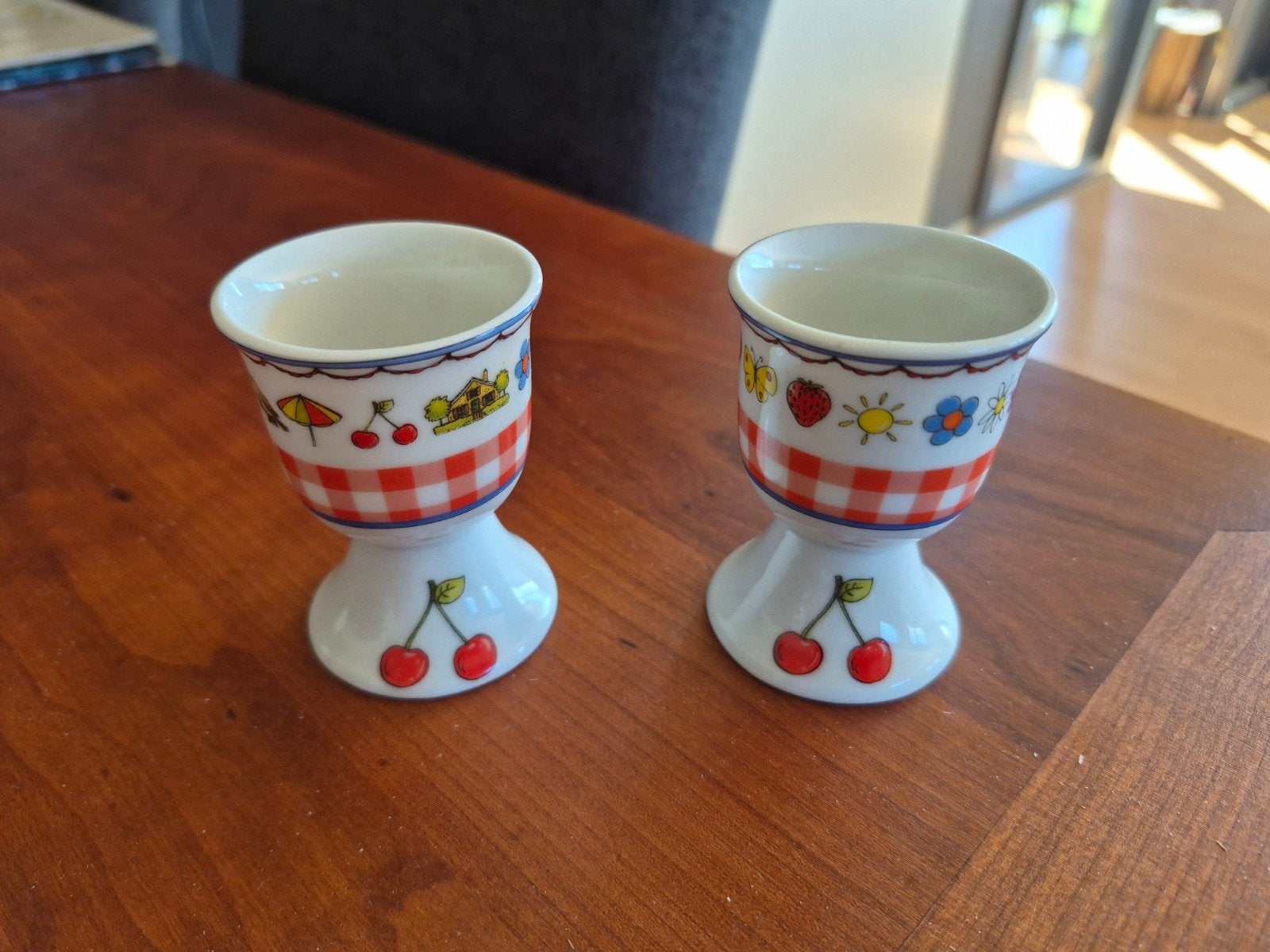 2 Eierdopjes Vintage, Ophalen of Verzenden