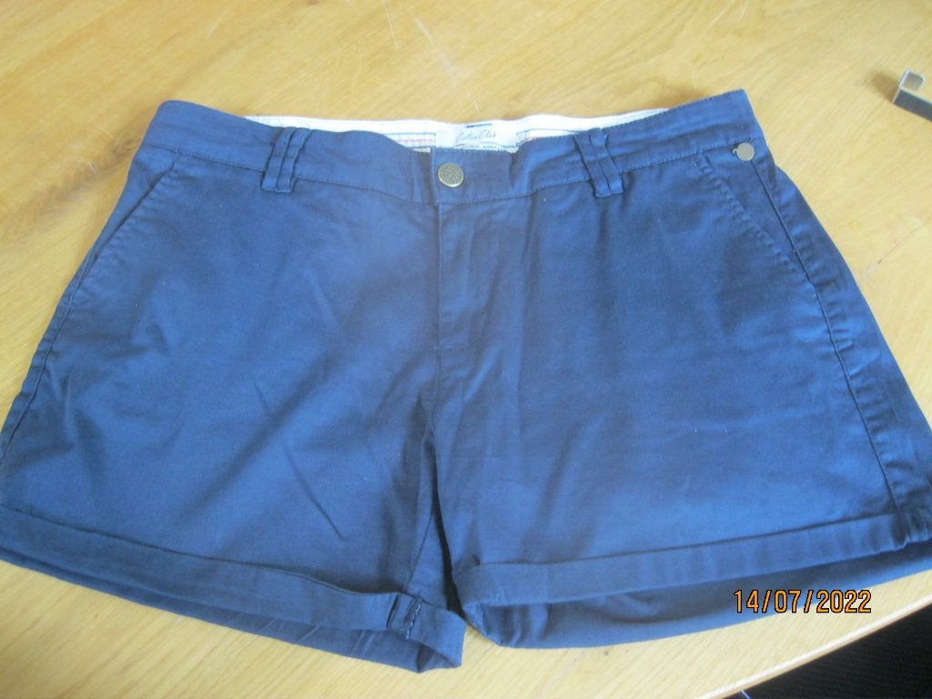 Cotton club short:mt L, Blauw, Maat 42/44 (L), Ophalen of Verzenden, Zo goed als nieuw