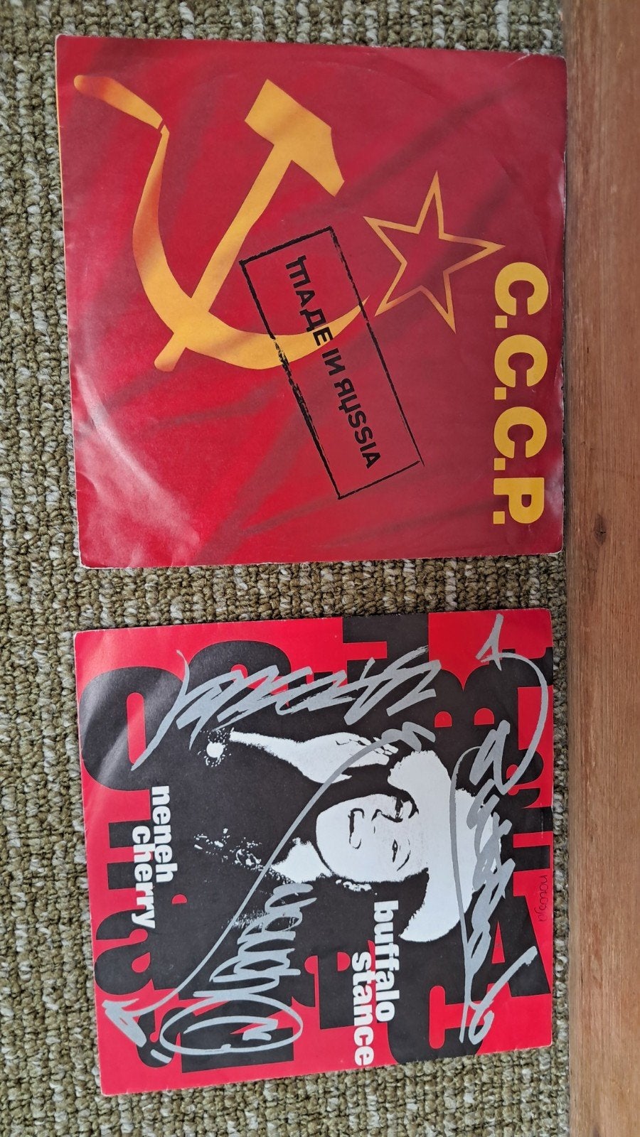 Neneh Cherry - Buffalo Stance - CCCP- Made in Russia, Gebruikt, 7 inch, Ophalen of Verzenden, Import