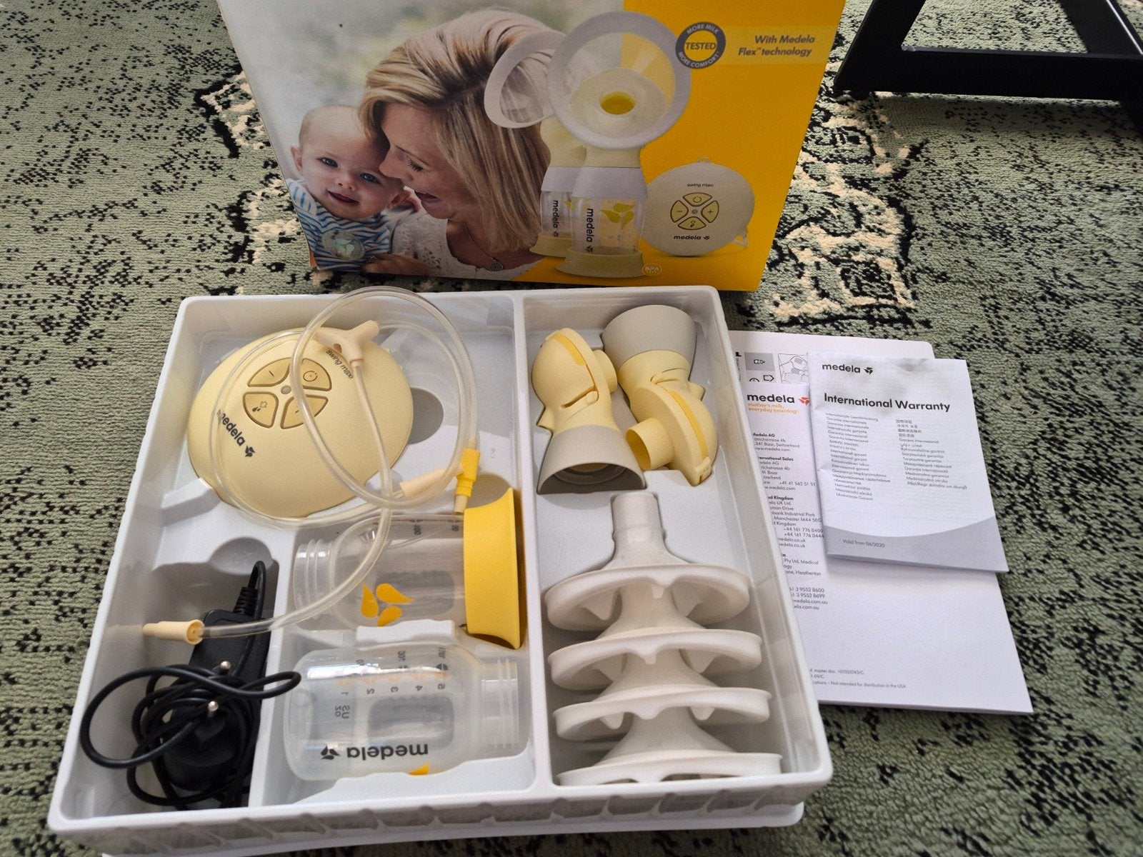 Medela Swing Maxi Flex borstkolf, Ophalen, Gebruikt