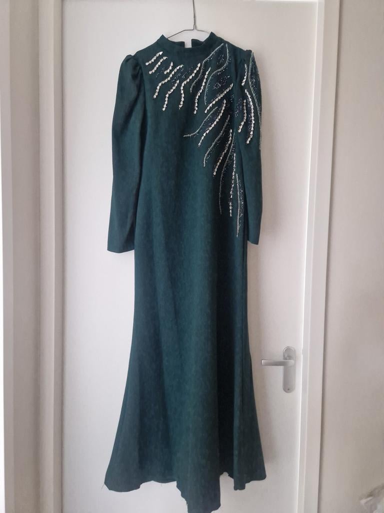 Avondjurk jurk abiye galajurk maat m 38, Kleding | Dames, Ophalen of Verzenden, Zo goed als nieuw, Maat 38/40 (M), Galajurk