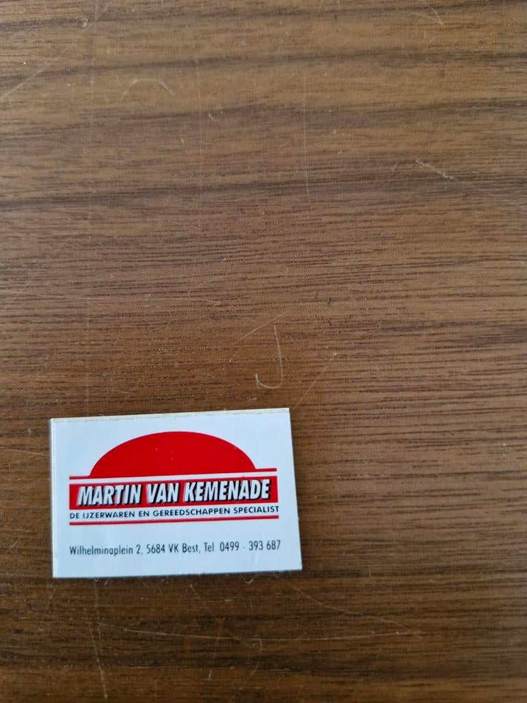 6879 Sticker Martin van Kemenade, Ophalen of Verzenden, Nieuw