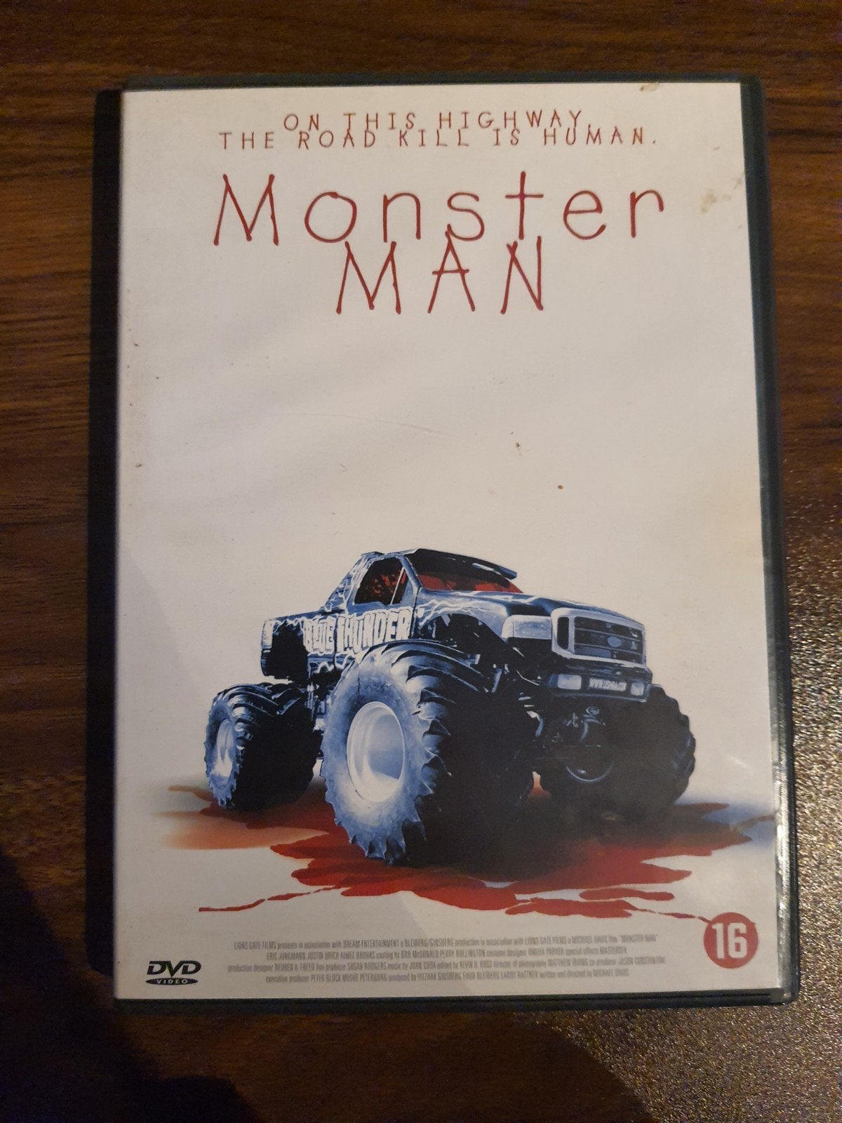 Monster Man DVD - Horrorfilm met actie en spanning, Horror, Vanaf 16 jaar, Ophalen of Verzenden, Inclusief doosje