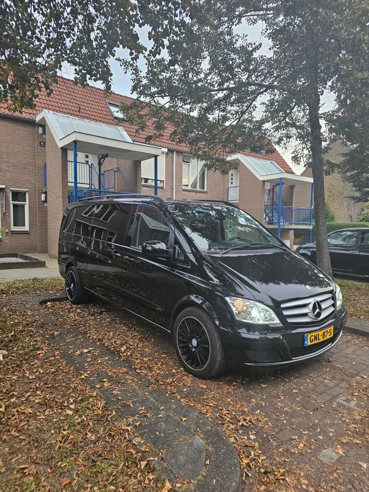 Mercedes-Benz Viano 3.0 CDI XXL AUT 2013 Zwart, Auto's, Automaat, Euro 5, Leder, Diesel