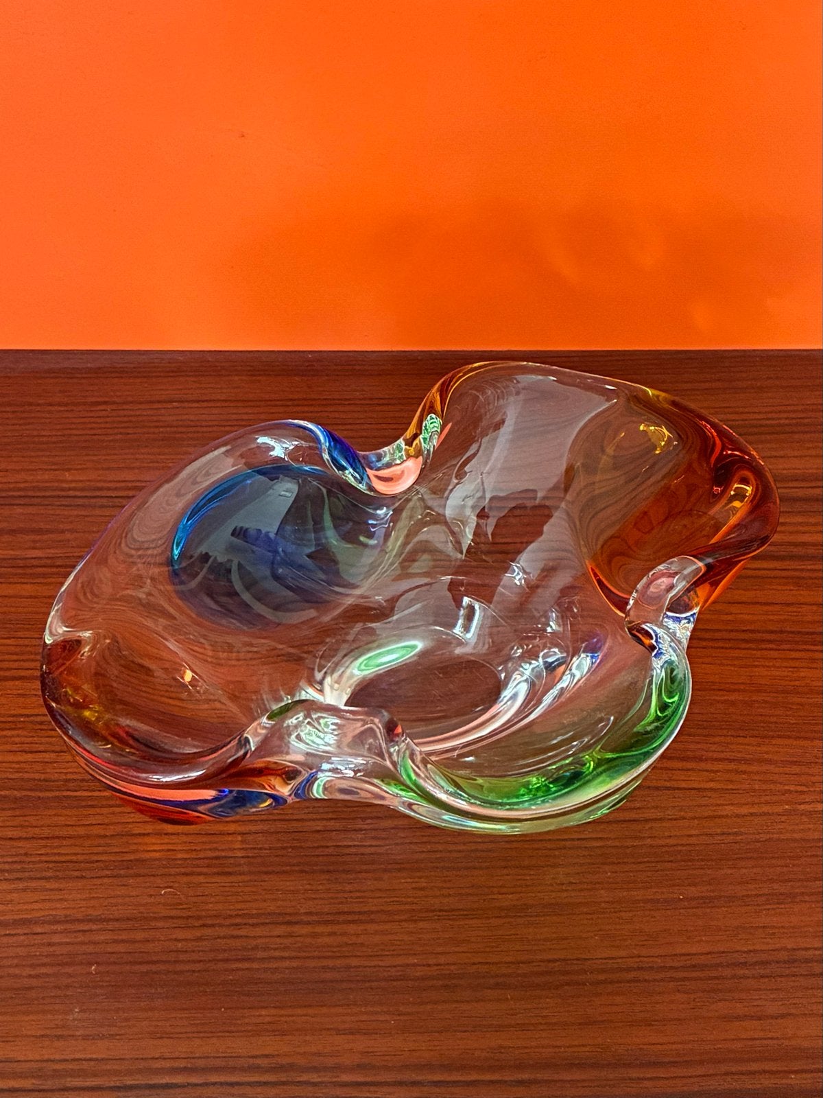 Mid-century "Rhapsody" Glazen Schaal/Asbak - František Zemek, Ophalen of Verzenden