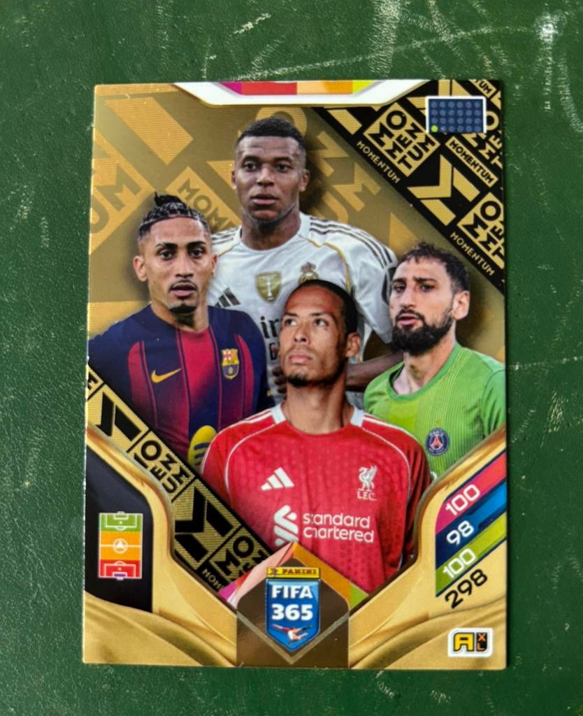 Panini Adrenalyn Momentum Card 2026 Van Dijk Mbappe, Verzamelen, Sportartikelen en Voetbal, Ophalen of Verzenden, Nieuw