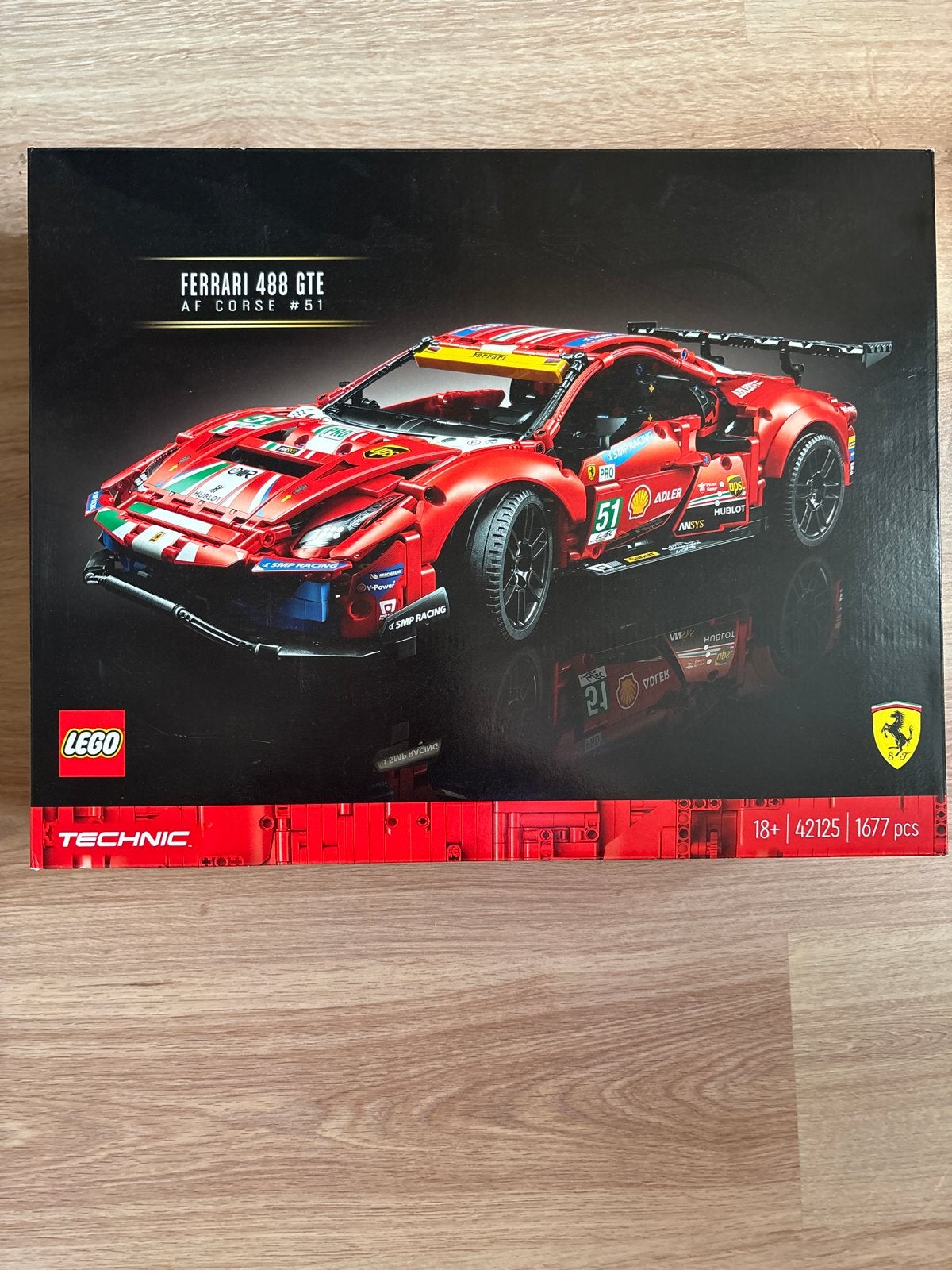 LEGO Technic Ferrari 488 GTE AF Corse #51 (42125), Ophalen of Verzenden, Nieuw, Overige merken
