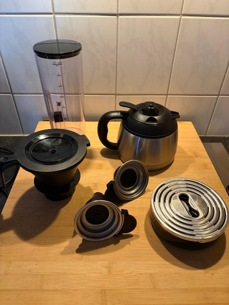 Philips Senseo Switch + Philips Waterkoker + koffiekopjes, Witgoed en Apparatuur, Waterkokers, Gebruikt, 1 tot 2 liter, Ophalen