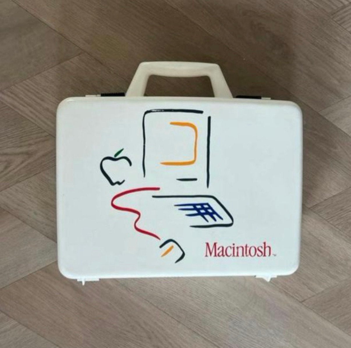 Zeldzame vintage Apple Macintosh koffer, Ophalen of Verzenden, Apple