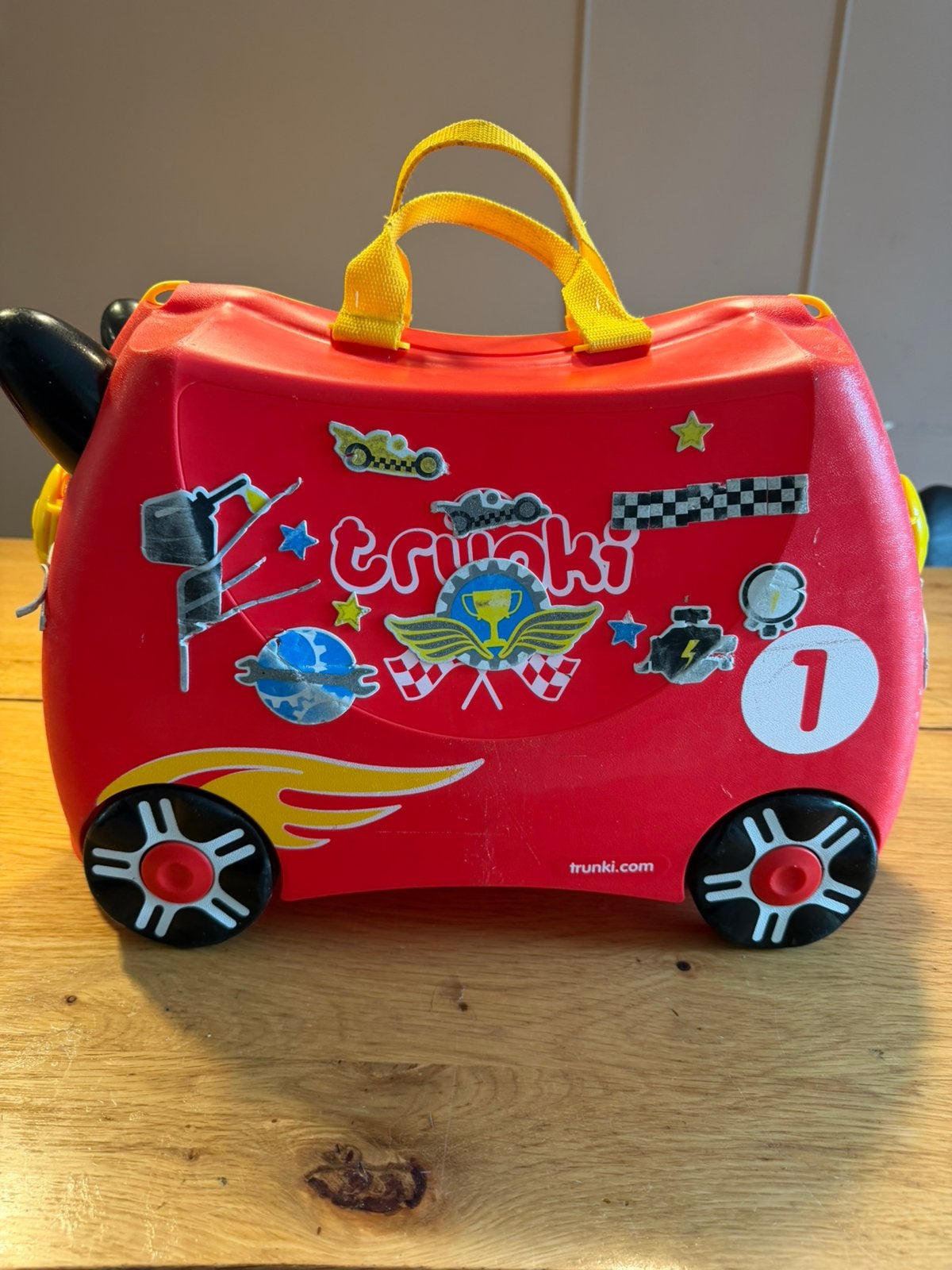 Trunki kinderkoffer, Sieraden, Tassen en Uiterlijk, Koffers, Hard kunststof, Minder dan 50 cm, Zo goed als nieuw, Minder dan 35 cm