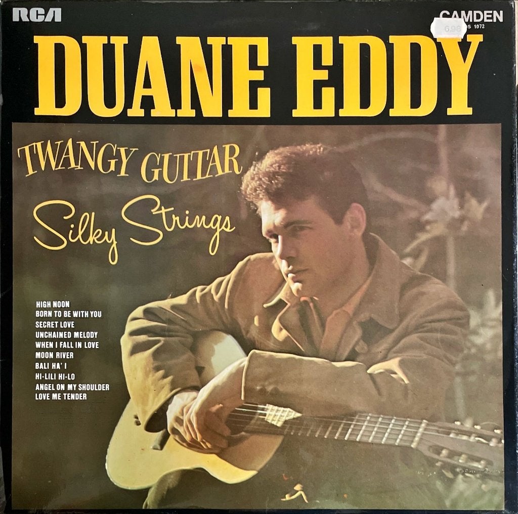 Duane Eddy - Twangy Guitar Silky Strings - RCA Camden / UK, Cd's en Dvd's, Vinyl | Rock, LP, Gebruikt, Overige genres, Inclusief binnenhoes