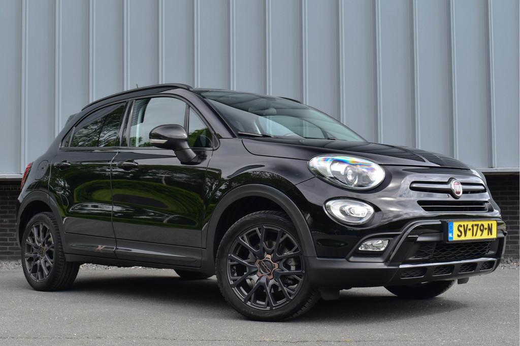 Fiat 500X Cross 1.4 Turbo MultiAir S-Design Cross | Navi | X, Auto's, Fiat, Voorwielaandrijving, 4 cilinders, 500X, Zwart