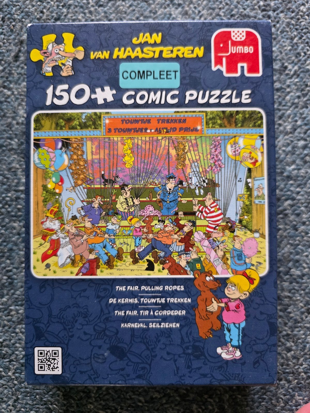 Jan van haasteren puzzel 150st, Ophalen of Verzenden, Zo goed als nieuw, Legpuzzel