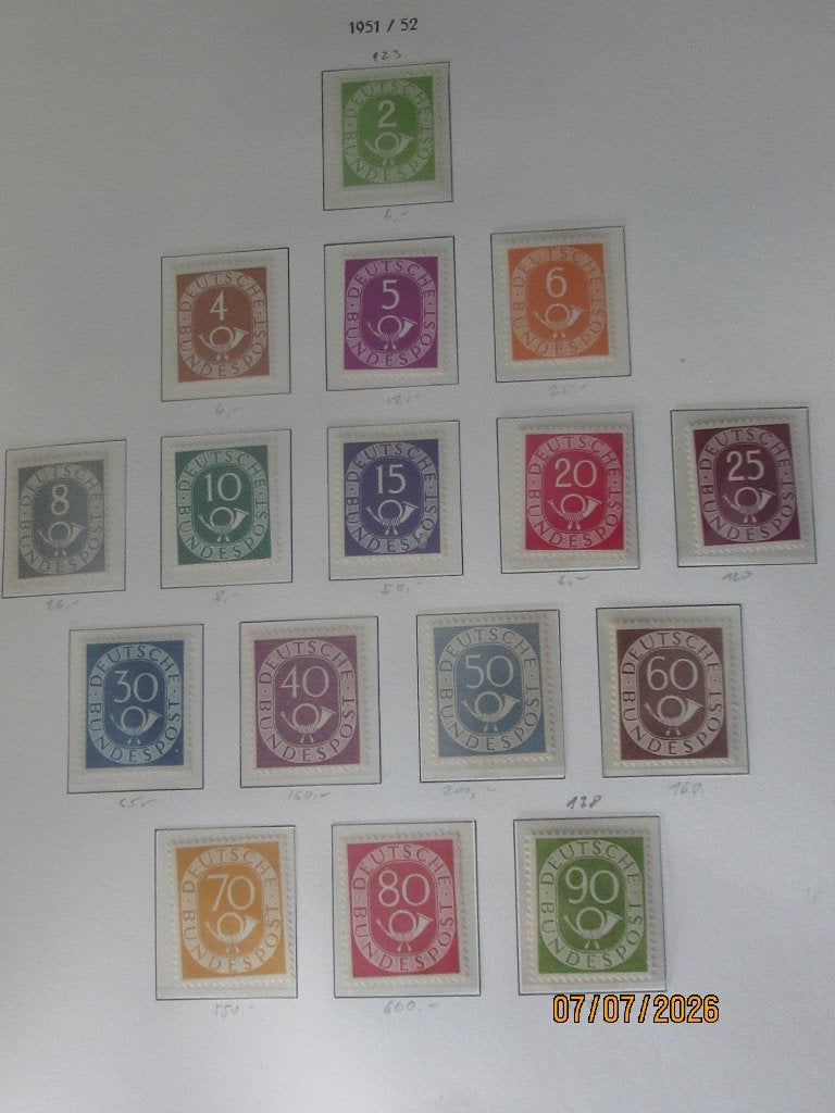 Nico Verzameling Bundespost 1949-2000 Postfris compleet, Postzegels en Munten, Postzegels | Volle albums en Verzamelingen, Ophalen of Verzenden