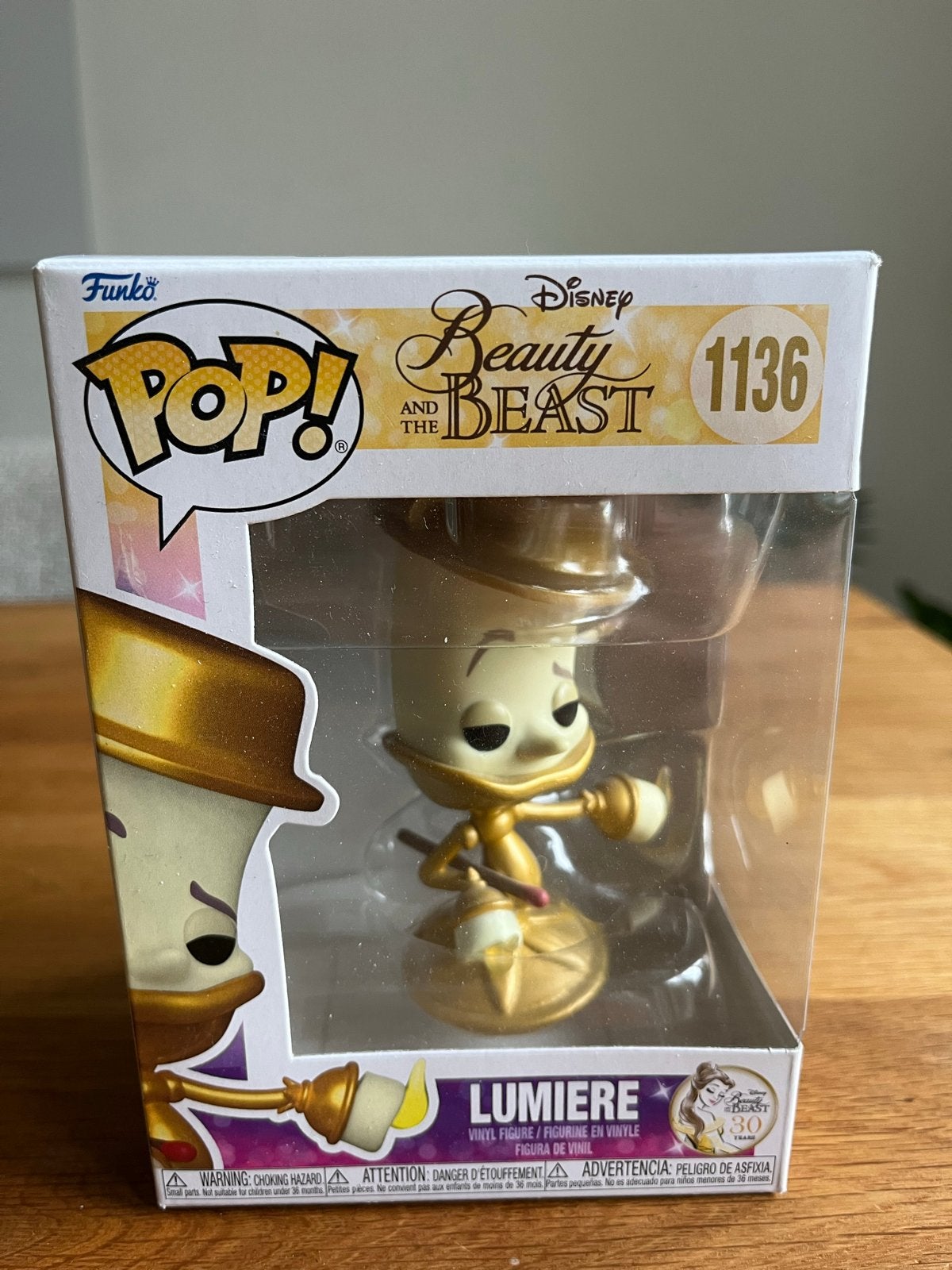 Funko Pop! Disney Belle en het Beest Lumiere 1136, Verzamelen, Ophalen of Verzenden, Nieuw