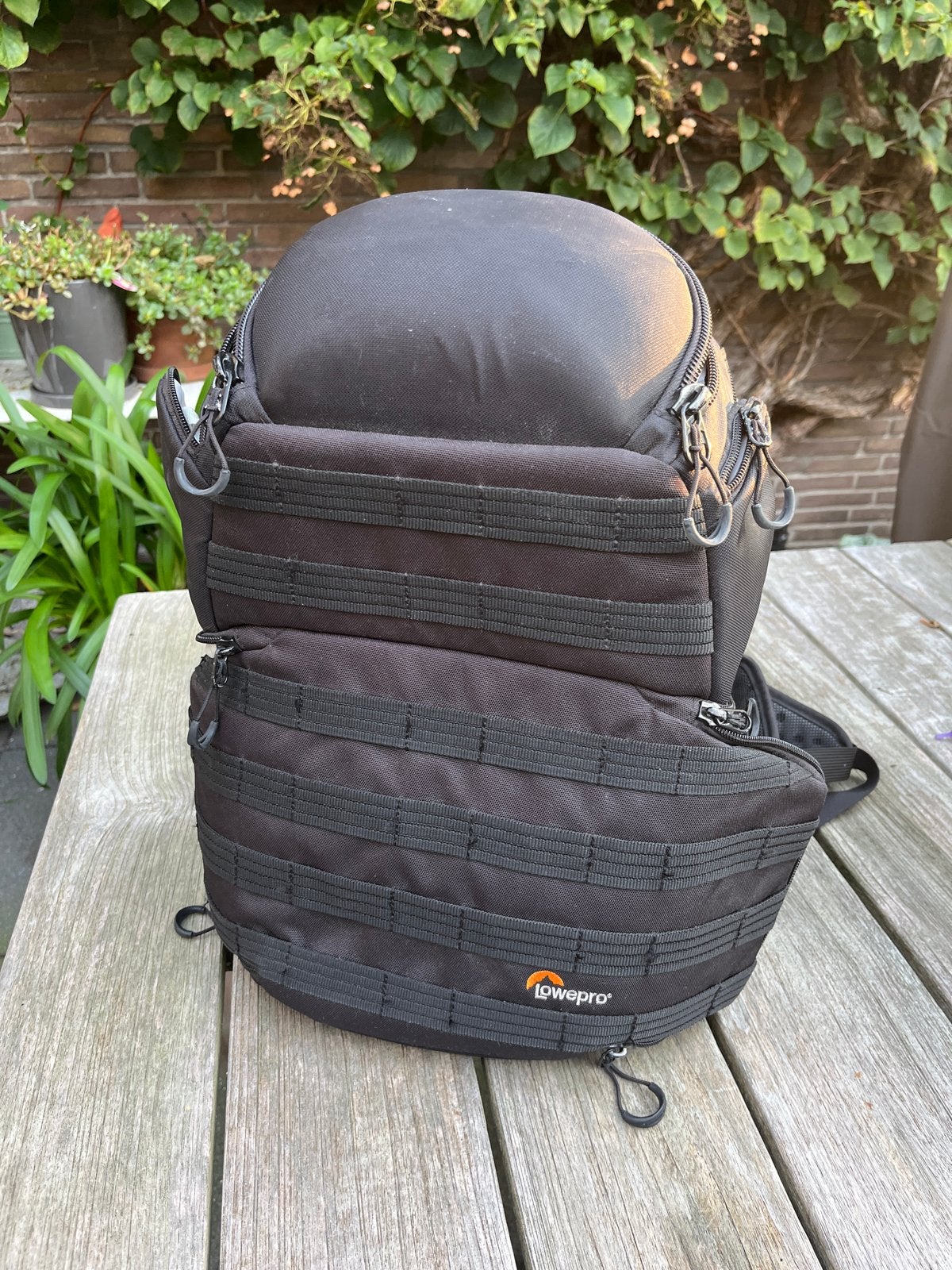Lowepro ProTactic 350 AW Cameratas Rugzak Zwart, Audio, Tv en Foto, Lowepro, Rugtas, Gevoerd, Ophalen of Verzenden