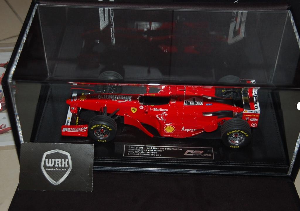 F1 FERRARI F300 Schumacher win/pole ITALY GP replicas WRH, Verzenden, Zo goed als nieuw, Auto, Overige merken
