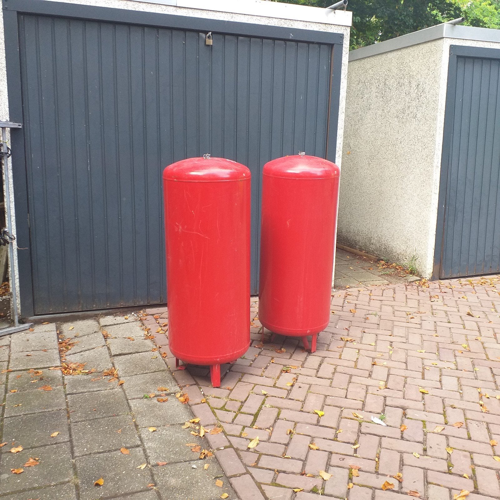 stalen vaten voor rookton , tuinhaard , terraskachel, Tuin en Terras, Ophalen