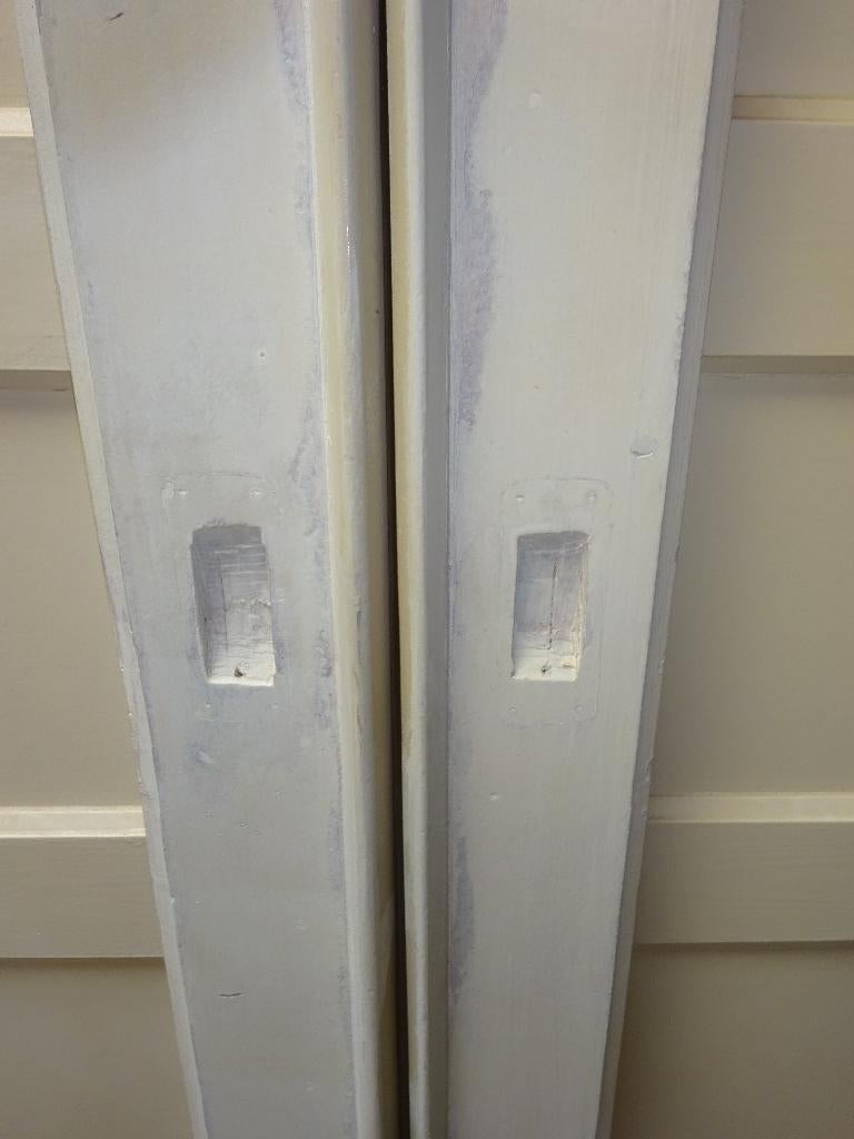 Set antieke kamer+Suite schuifdeuren 2/86,5x204 cm, Euro 250, Ophalen, Gebruikt, Wit, Vintage