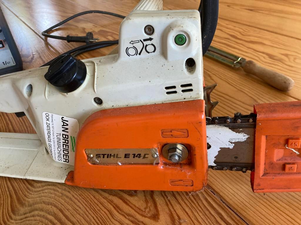 Stihl E14C Elektrische Bomenzaag - Krachtig en Betrouwbaar, Ophalen of Verzenden, Gebruikt, Boomzaag