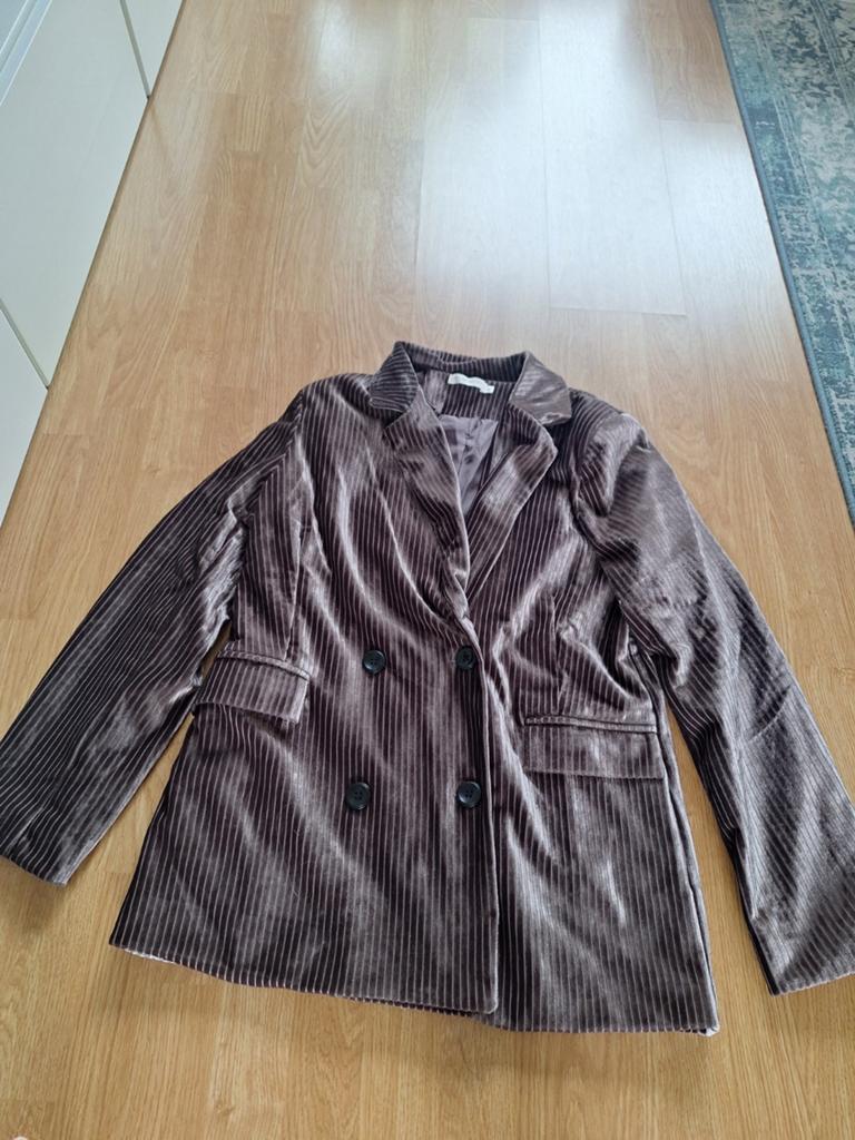 My Jewellery blazer bruin velours XL nieuw, My Jewellery, Bruin, Maat 46/48 (XL) of groter, Nieuw