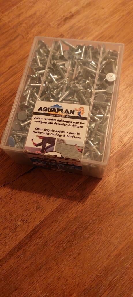 Aquaplan Dakspijkers 1 kg, zwaar verzinkt, 20mm, Ophalen of Verzenden, Nieuw, Minder dan 50 mm, Spijkers